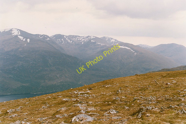 Photo 6"x4" View towards Carn Eige from Carn nan Gobhar Carn nan Gobhar\/NH1834 c1992