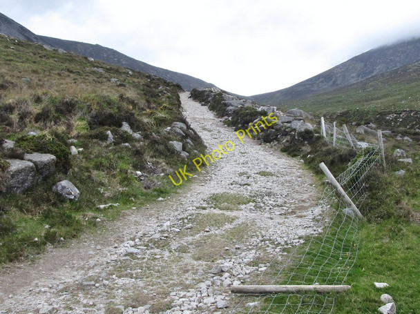 Photo 6"x4" The quarry track above the Brandy Pad ford Newcastle\/J3732 c2011
