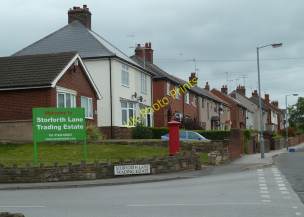 Photo 6"x4" Houses on Storforth Lane beyond business park entrance Chesterfield\/SK3871 c2011