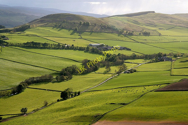 Photo 6"x4" Farmland by the Caddon Water Thornielee c2011