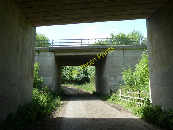 Photo 6"x4" Double bridge under the A61 Dronfield c2011