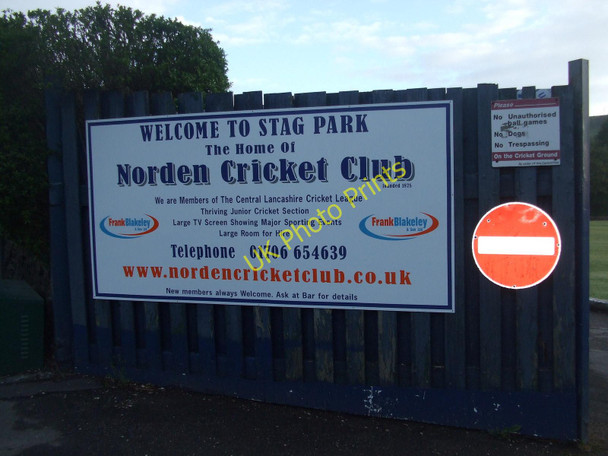 Photo 6"x4" Norden Cricket Club - Front Entrance Cutgate c2011