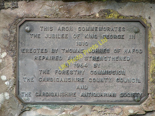 Photo 6"x4" The Arch Cwmystwyth c2006