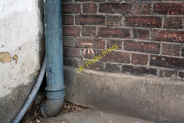 Photo 6"x4" Benchmark on electricity substation on Church Street Paddington\/TQ2681 c2011