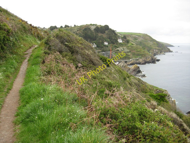 Photo 6"x4" Coast path approaching Polperro Polperro c2011