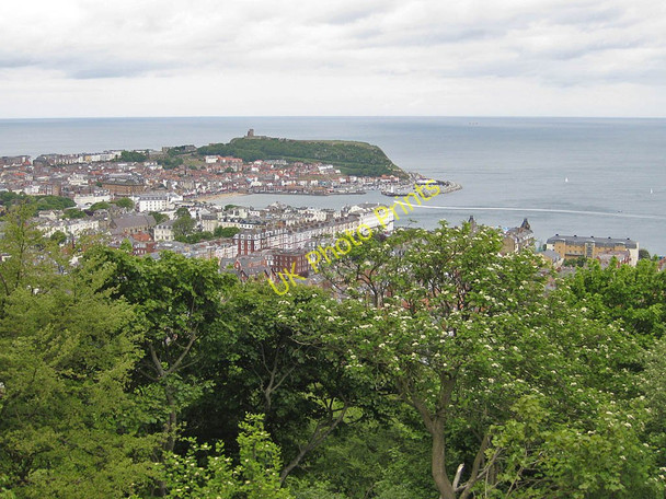 Photo 6"x4" View to Scarborough Castle and headland Scarborough\/TA0388 c2011
