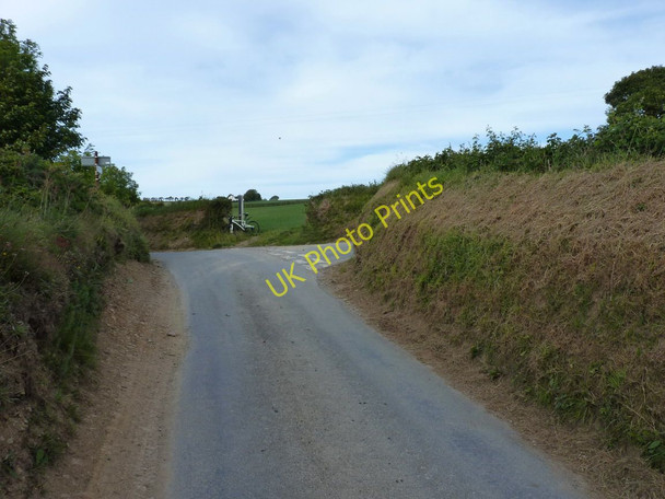 Photo 6"x4" Lane junction at Dolwerdd Penparc\/SN2148 c2011