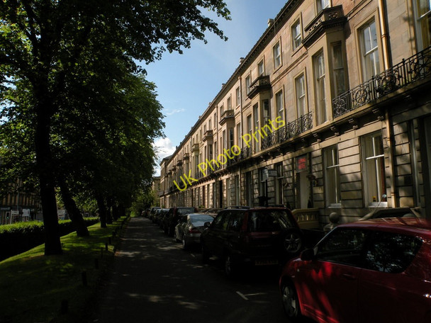 Photo 6"x4" Buckingham Terrace Glasgow c2011