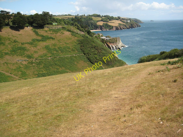 Photo 6"x4" Coast path above Landcombe Blackpool\/SX8547 c2011