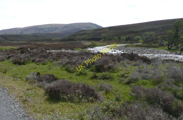 Photo 6"x4" Confluence of River Tromie and Allt Bhran Allt na Feinnich c2011