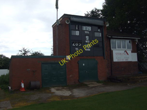 Photo 6"x4" Milnrow Cricket Club - Scoreboard Milnrow c2011
