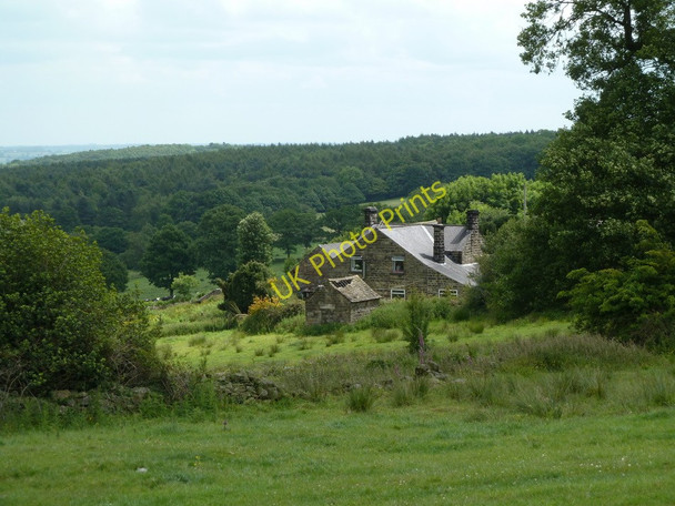 Photo 6"x4" Farm below the A632 Matlock Road Slatepit Dale c2011