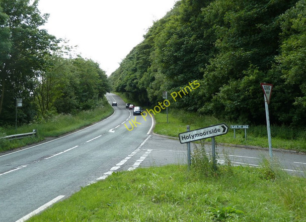 Photo 6"x4" A632 Matlock Road junction at Slatepit Dale Slatepit Dale c2011