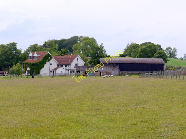 Photo 6"x4" Iron Sign Farm Horsley\/NZ0966 c2011