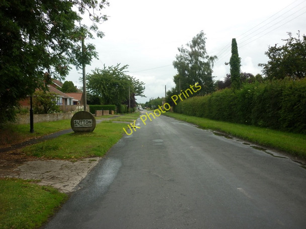 Photo 6"x4" Entering Sutton-on-the Forest Sutton-on-the-Forest c2011