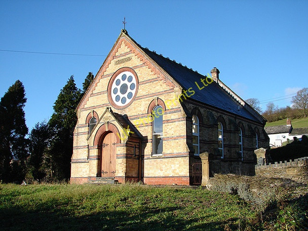 Photo 6"x4" Fan Wesleyan Chapel Van\/SN9587 c2006