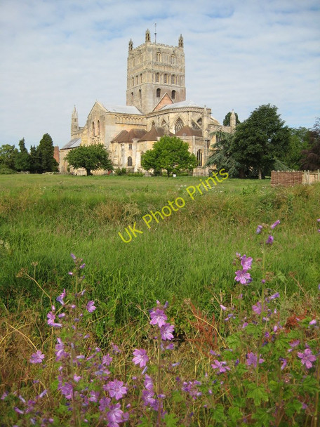 Photo 6"x4" Tewkesbury Abbey Tewkesbury c2011