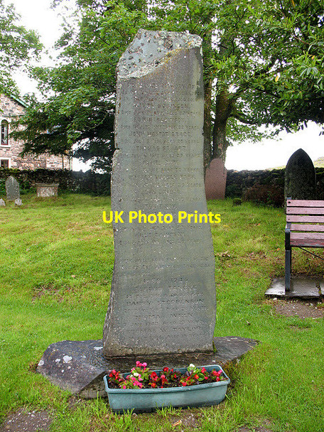 Photo 6"x4" St John's church: war memorial Dale Bottom\/NY2921 c2011