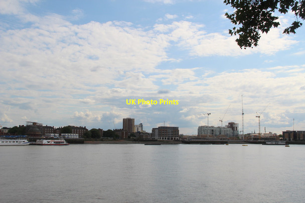 Photo 6"x4" Greenwich Pier and the River Thames Greenwich\/TQ3977 c2011