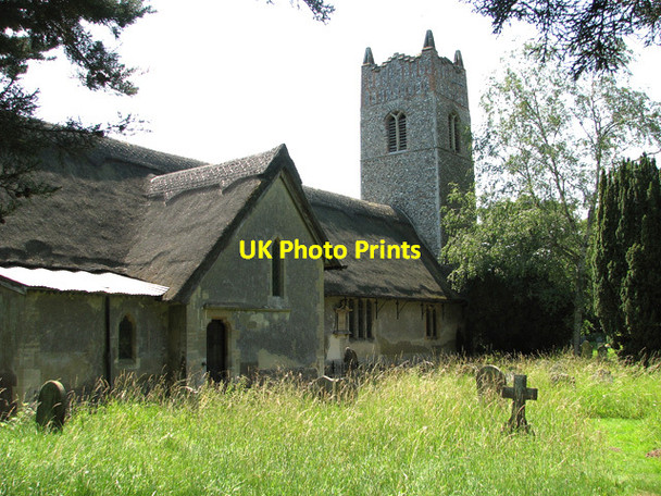 Photo 6"x4" The church of All Saints, Ringsfield Beccles c2011