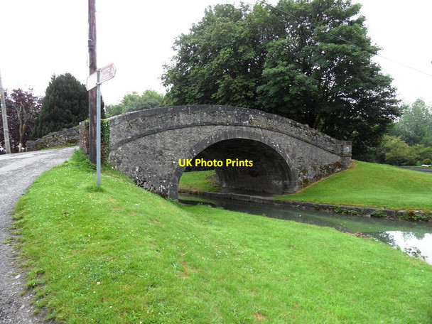 Photo 6"x4" Ticknevin Bridge on the Grand Canal in Co. Kildare Derrinturn c2011