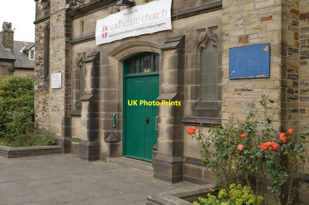 Photo 6"x4" Front Door, Northcliffe Church Shipley\/SE1437 c2011