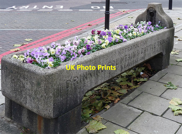 Photo 6"x4" Cattle trough, Farringdon Lane London c2010