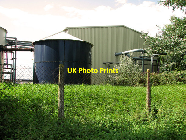 Photo 6"x4" Silos and turkey sheds, Halesworth Upper Holton c2011