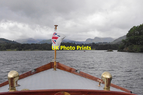 Photo 6"x4" North end of Windermere from the Queen of the Lake Ambleside c2011
