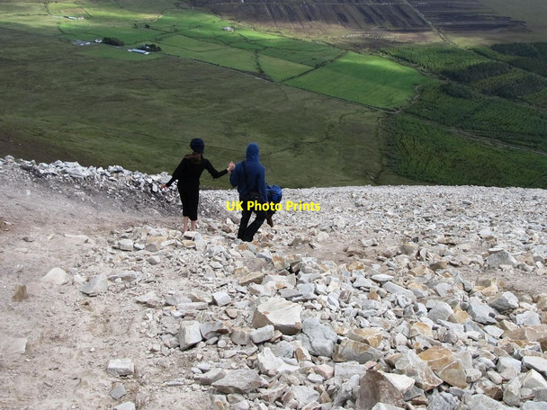 Photo 6"x4" Descending Croagh Patrick Murrisk c2011
