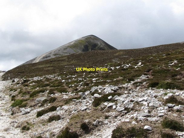Photo 6"x4" The level, middle, section of the Croagh Patrick path Murrisk c2011