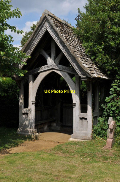 Photo 6"x4" Lychgate at Clifton Hampden church Clifton Hampden c2011