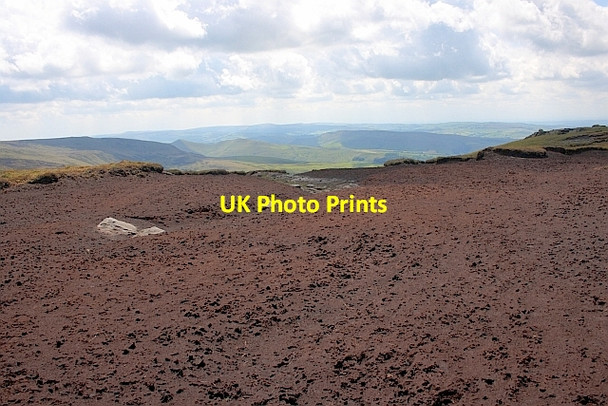 Photo 6"x4" Exposed Peat on Kinder Scout Farlands Booth c2011