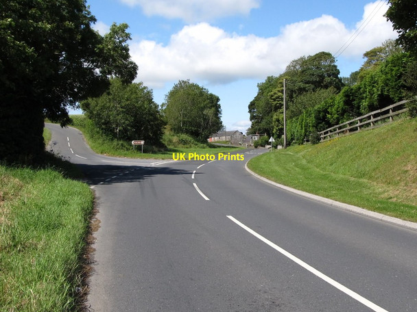 Photo 6"x4" The junction of the Ballyhornan and Struell Wells Roads Saul\/J5046 c2011