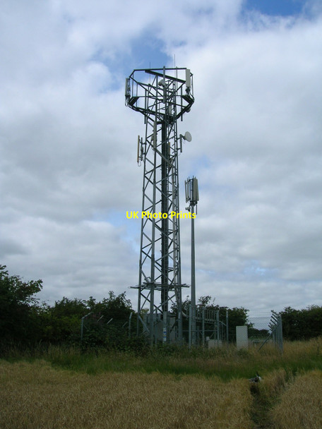 Photo 6"x4" Communications mast off the A18 Barnetby le Wold c2011