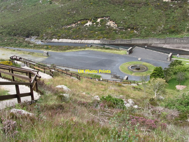 Photo 6"x4" View from the top of the stairway leading to the top of the Ben Crom Dam Attical c2011