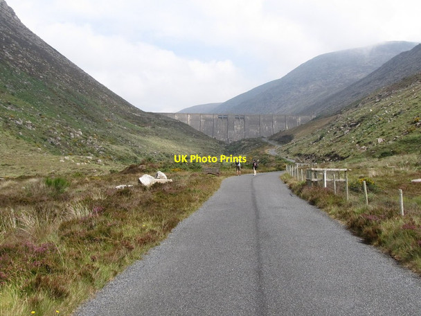 Photo 6"x4" View back to the Ben Crom Dam Attical c2011