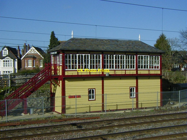 Photo 6"x4" St Albans South Signal Box after restoration St Albans c2009