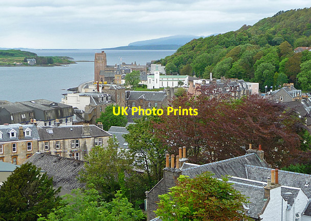 Photo 6"x4" Oban rooftops Oban\/NM8630 c2011
