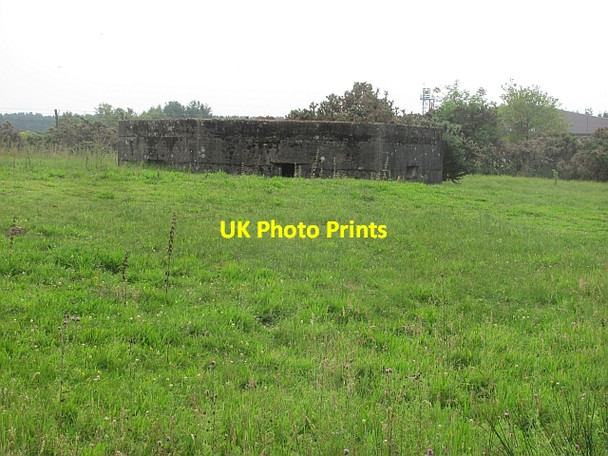 Photo 6"x4" Pillbox, Tents Muir Leuchars c2011