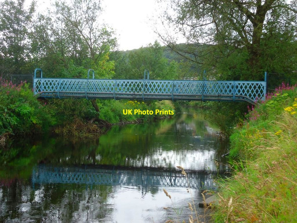 Photo 6"x4" Bridge of Allan, Allanvale Road footbridge Bridge of Allan c2011