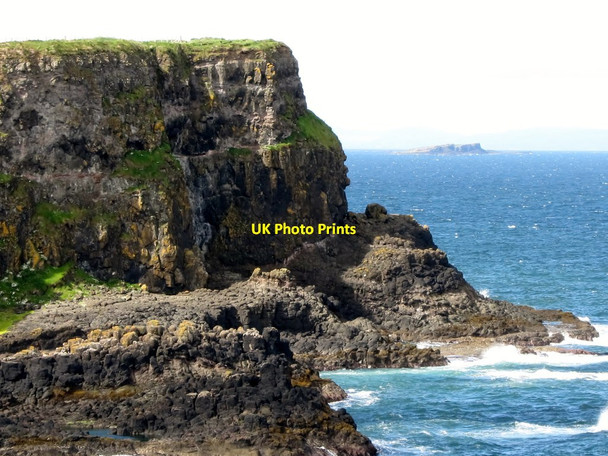 Photo 6"x4" Stacks on the west side of Portnaboe Portballintrae c2011