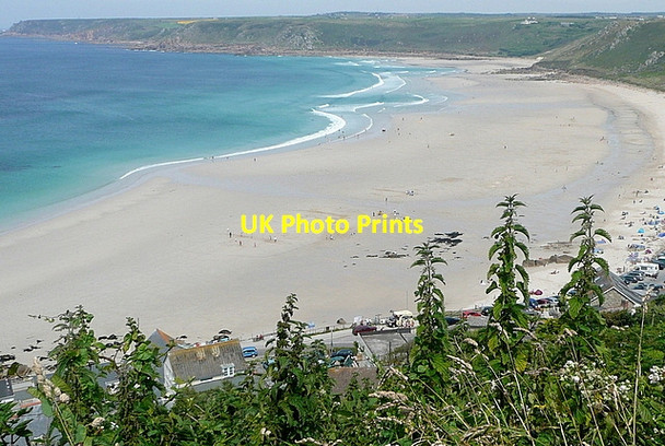 Photo 6"x4" Whitesand Bay Sennen Cove c2011