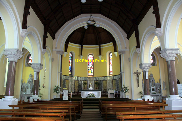 Photo 6"x4" Aisle, Church of the Assumption, Howth, Ireland Howth c2011 P1