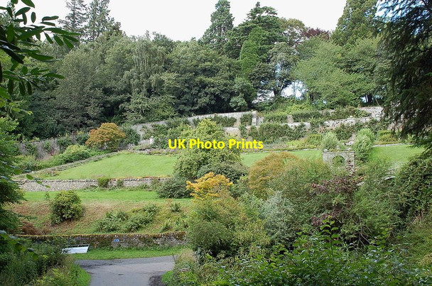 Photo 6"x4" Walled garden, Yair House Yair c2011