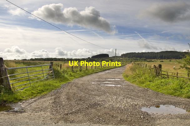 Photo 6"x4" Farm track and Footpath to Sagar's Farm Bleasdale c2011