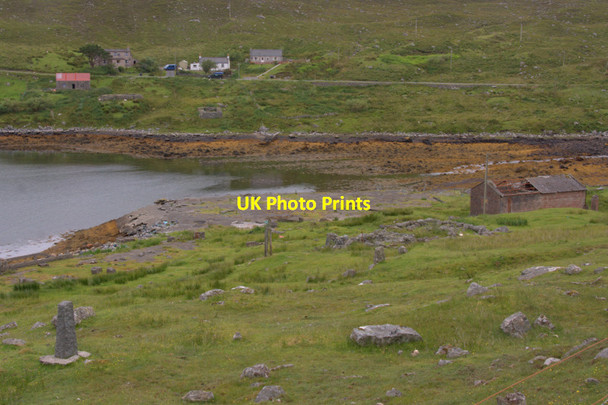 Photo 6"x4" Old whaling station at Bun Abhainn Eadarra \u00c0ird Asaig c2011