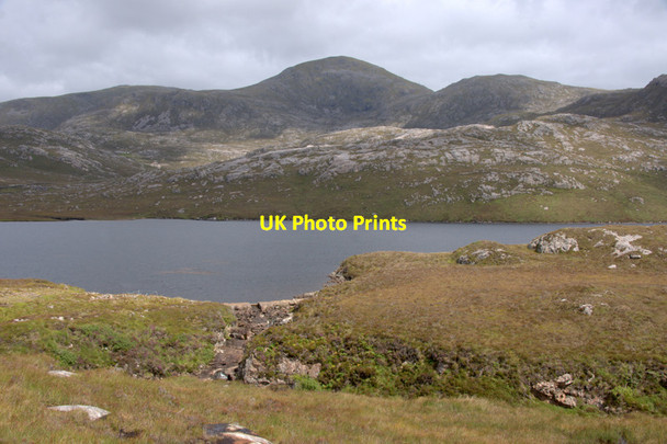 Photo 6"x4" Outflow from Loch Leosaid Amhainn Suidhe c2011
