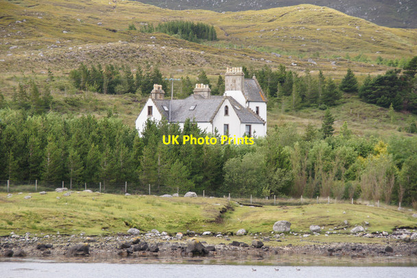 Photo 6"x4" Ardvourlie Castle from Scaladale \u00c0ird a' Mhulaidh c2011