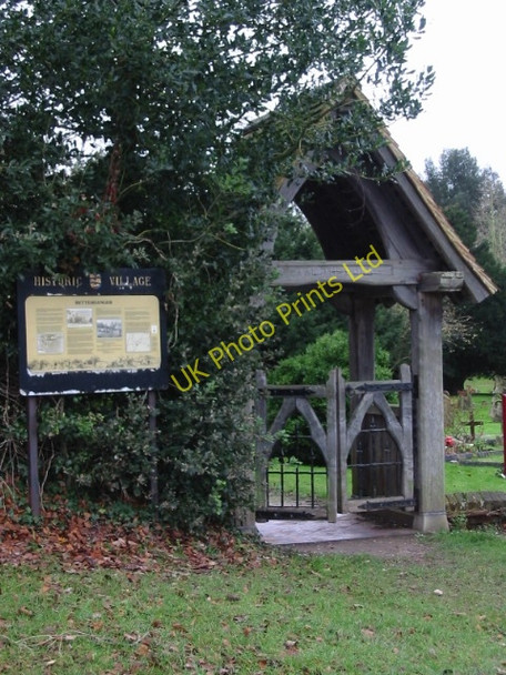 Photo 6"x4" Lych Gate, Betteshanger Church. Betteshanger c2007